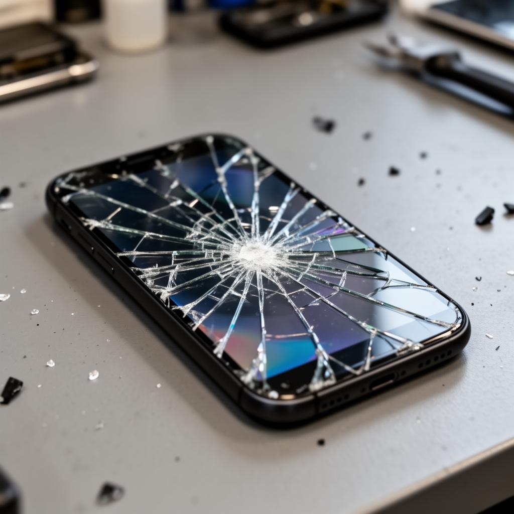 Smartphone in for repair